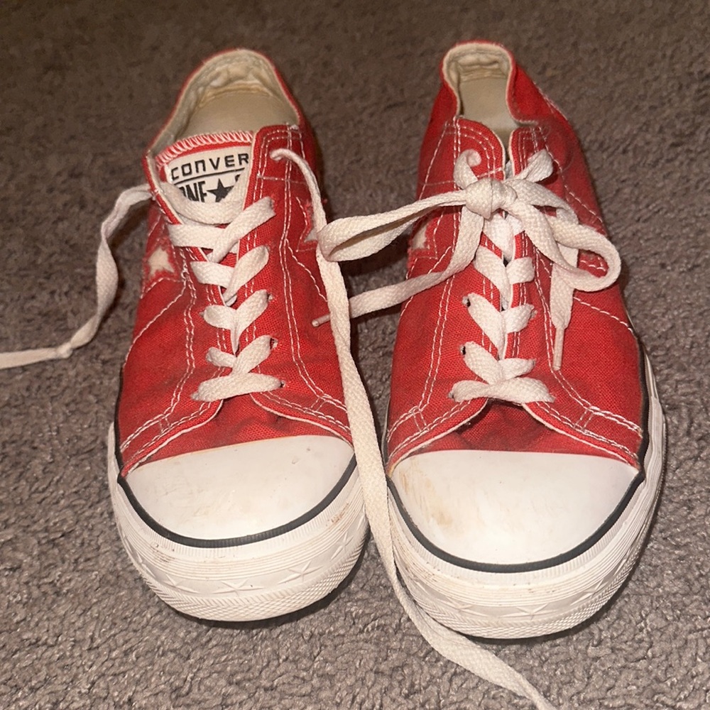 Red Converse - Picture 3 of 3